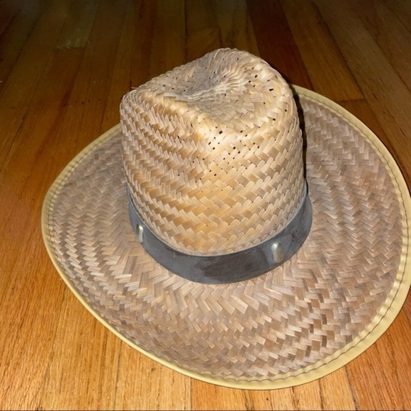 Natural straw western hat - Picture 3 of 8